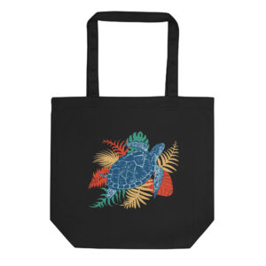 Tropical Turtle Organic Tote Bag