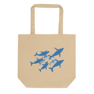 Whales Organic Tote Bag