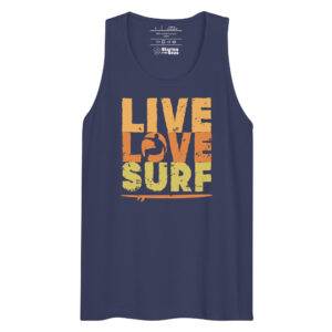 Live, Love, Surf Premium Tank Top
